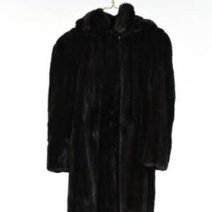 Vintage Mink Coat Fur I. MAGNIN MINK FUR COAT Women Long Mink Coat